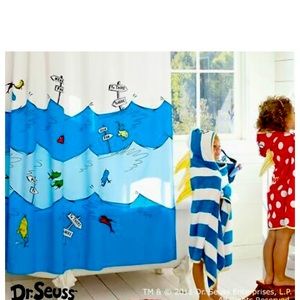 Dr. Seuss Shower Curtain by Pottery Barn. NEW